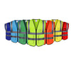 Multi-Color High-Visibility Safety Vest Collection - Professional Executive Series