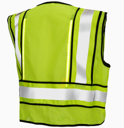 LED Safety Vest - USB Rechargeable & ANSI Certified