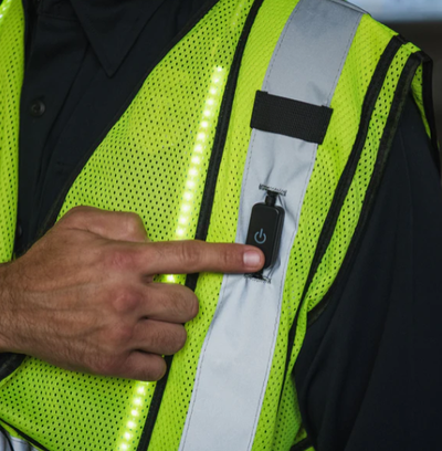 LED Safety Vest - USB Rechargeable & ANSI Certified