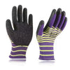 Rubber protective gloves
